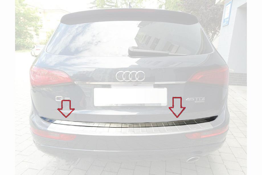 Audi Q5 2008-2017 Baguette de coffre inox Image