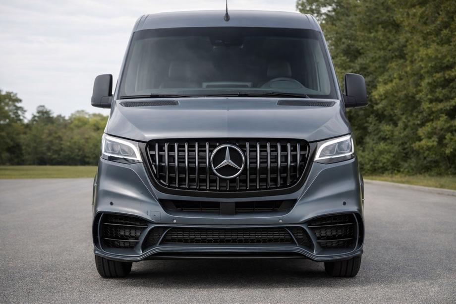 Mercedes Sprinter W907/W910 2018- Pare-chocs avant avec calandre V2 (AMG) Photo 2