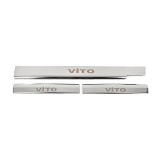 Seuils de porte intérieurs Carmos V1 (3 pcs, inox) Mercedes Vito W638 1996-2003 photo 3