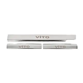 Seuils de porte intérieurs Carmos V1 (3 pcs, inox) Mercedes Vito W638 1996-2003 photo 3