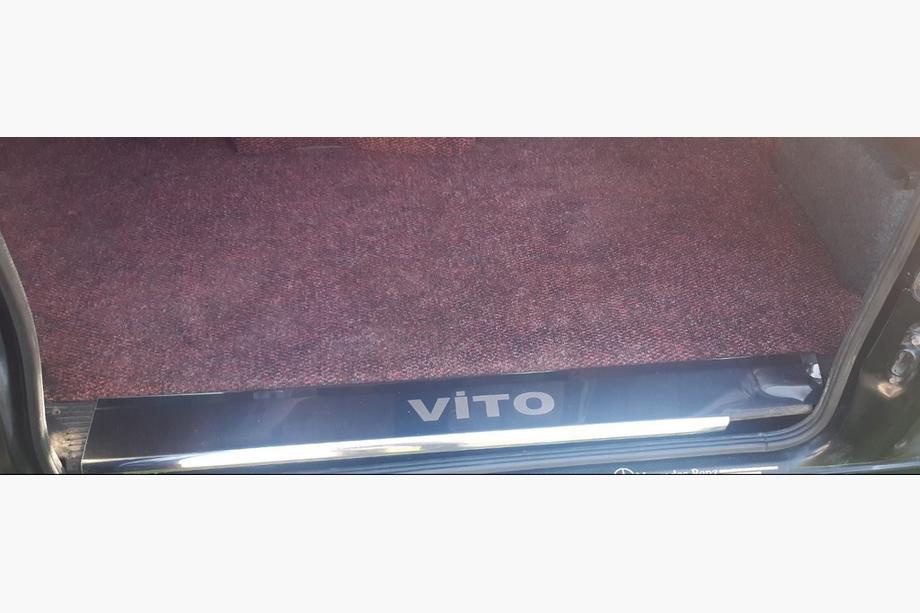 Mercedes Vito W638 1996-2003 Seuils de porte intérieurs Carmos V1 (3 pcs, inox) Photo 6