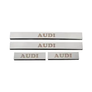 Couvre Seuils de Porte (4 pcs, Inox) Audi A4 B8 2007-2015 photo 1