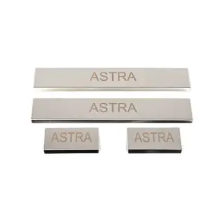 Couvre Seuils de Porte (4 pcs, Inox)