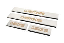 Jeep Grand Cherokee WK2 2010-2021 Seuils de Porte V-2 (4 pcs, Inox) photo 2