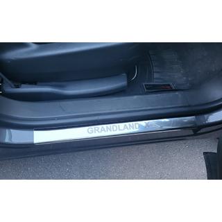 Couvre Seuils de Porte (4 pcs, Inox) Opel Grandland X 2017- photo 4