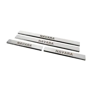 Couvre Seuils de Porte (4 pcs, Inox) Nissan Navara 2006-2015 photo 2
