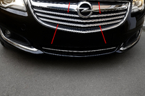 Opel Insignia 2008-2017 Couvre-Calandre Chromés (2014-2017, Acier Inoxydable) photo 1