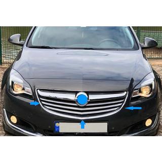 Couvre-Calandre Chromés (2014-2017, Acier Inoxydable) Opel Insignia 2008-2017 photo 3
