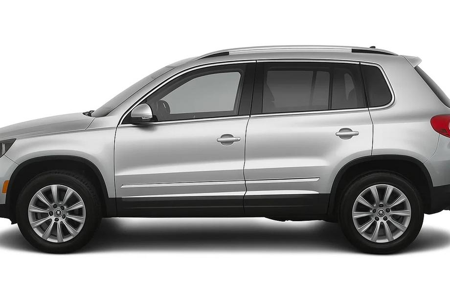 Volkswagen Tiguan 2007-2016 Moulures de Portes Acier Inoxydable (4 pcs) Photo 1