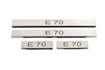 BMW X5 E70 2007-2013 Seuils de porte inox (4 pcs, acier inoxydable) photo 7