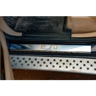 Seuils de porte inox (4 pcs, acier inoxydable) BMW X5 E70 2007-2013 photo 3