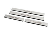 Volkswagen Touareg 2010-2018 Seuils de porte inox Carmos V1 (4 pcs) photo 2