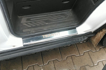 Ford Transit 2014- Couvre Seuils de Porte (2 pcs, Inox) photo 1
