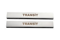 Ford Transit 2014- Couvre Seuils de Porte (2 pcs, Inox) photo 2