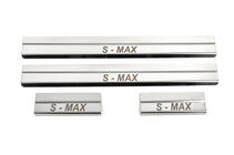 Ford S-Max 2007-2014 Seuils de porte inox (4 pcs, acier inoxydable) photo 1