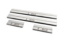 Ford S-Max 2007-2014 Seuils de porte inox (4 pcs, acier inoxydable) photo 2