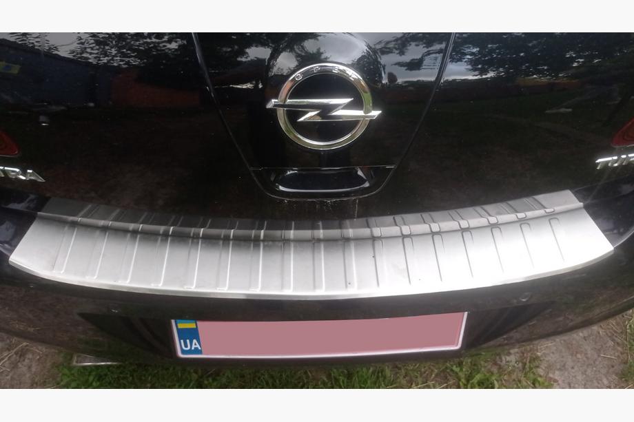 Opel Astra J 2009-2015 Protection de Pare-chocs Arrière Carmos (HB) Inox Image