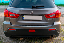 Mitsubishi ASX 2010-2023 Protection de pare-chocs arrière en acier inoxydable Carmos (2010-2019) photo 1