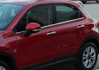 Fiat 500X 2014-2024 Moulures de vitre inox (4 pcs) photo 1