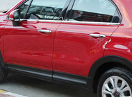 Fiat 500X 2014-2024 Moulures de vitre inox (4 pcs) photo 3