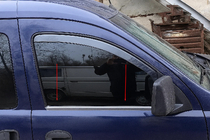 Opel Combo 2002–2012 Moulures de vitre en acier inoxydable (2 pcs) photo 1