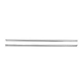 Moulures de vitre en acier inoxydable (2 pcs) photo 2
