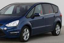 Ford S-Max 2007-2014 Moulures de vitre inox (4 pcs) photo 1
