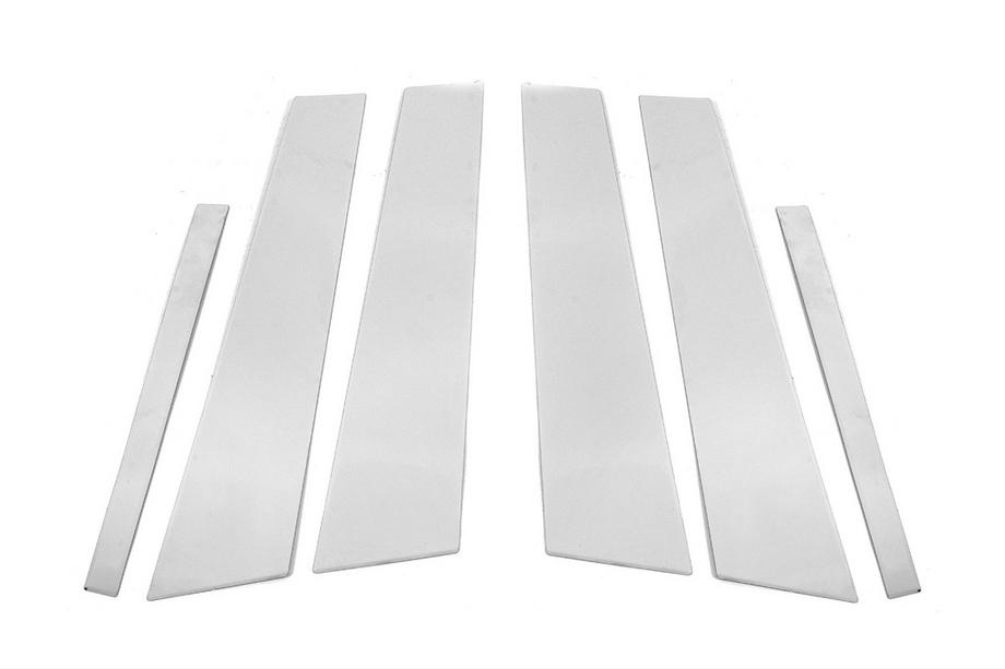 BMW Série 5 G30/G31 2017–2023 Couvre montants de porte en acier inoxydable (6 pcs) Photo 2