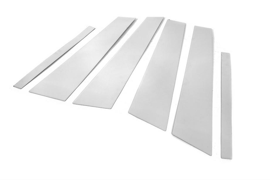 BMW Série 5 G30/G31 2017–2023 Couvre montants de porte en acier inoxydable (6 pcs) Photo 3