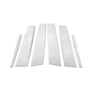Couvre montants de porte en acier inoxydable (6 pcs) photo 2