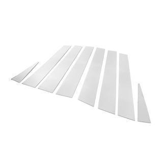 Couvre montants de porte en acier inoxydable (8 pcs) photo 3