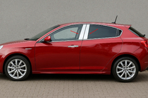 Alfa Romeo Giulietta 2010-2020 Couvre montants de porte en acier inoxydable (4 pcs) photo 1