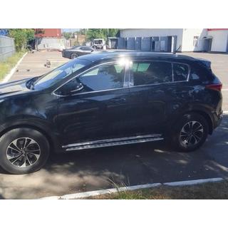 Couvre montants de porte en acier inoxydable (6 pcs) Kia Sportage 2015-2021 photo 3