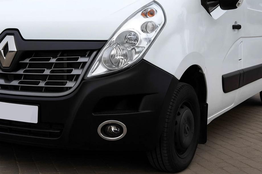 Renault Master 2011-2023 Caches antibrouillard Carmos (2 pcs, inox) Image