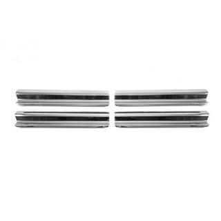 Seuils de porte intérieurs en inox Carmos (4 pcs) Volkswagen Touran 2003-2010 photo 2