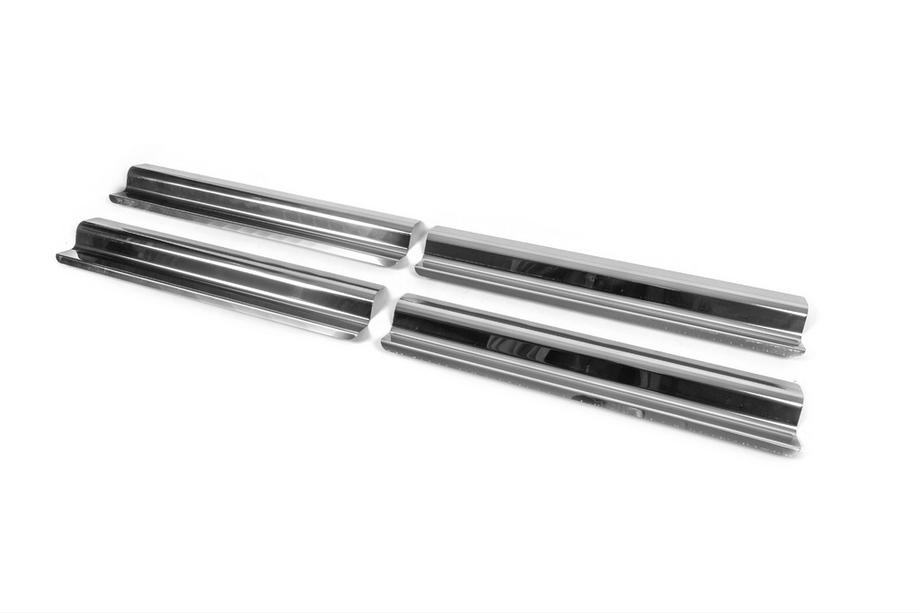 Volkswagen Touran 2010-2015 Seuils de porte intérieurs en inox Carmos (4 pcs) Image