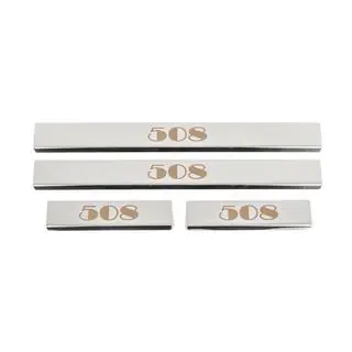 Seuils de porte Carmos (4 pcs, inox) photo 1