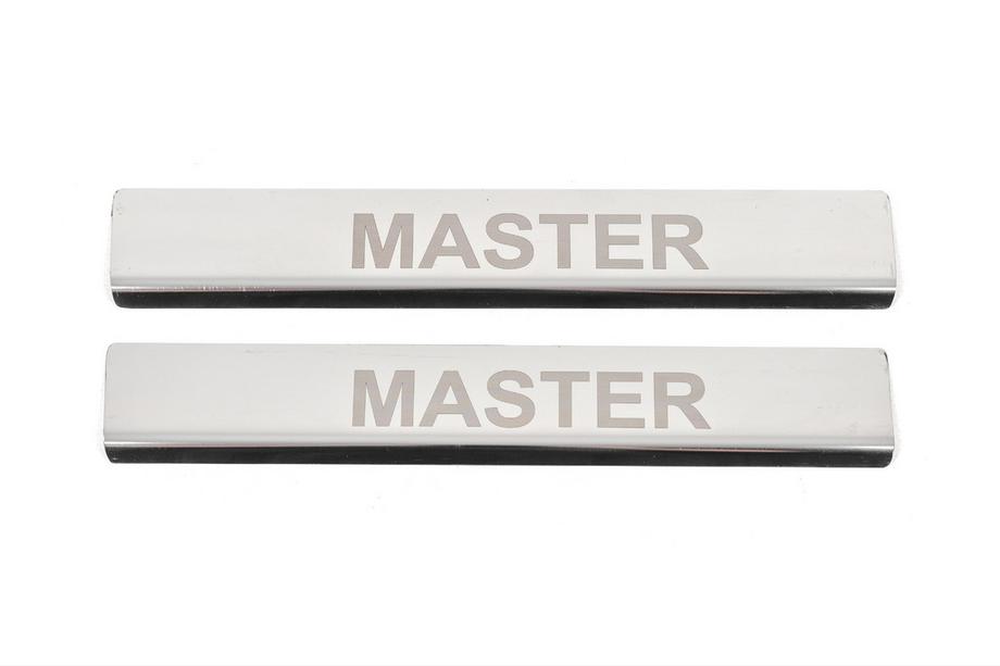 Renault Master 2011-2023 Seuils de porte V4 (2 pcs, inox) Photo 1
