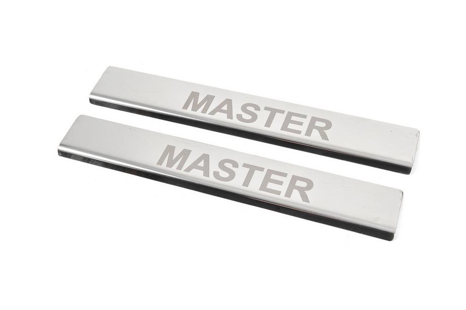 Renault Master 2011-2023 Seuils de porte V4 (2 pcs, inox) Photo 2