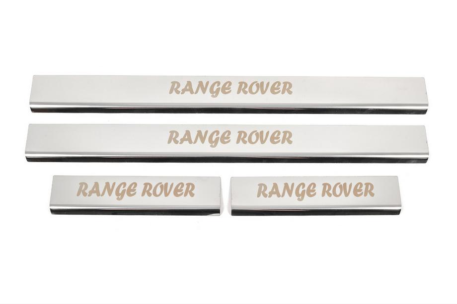 Range Rover III L322 2002-2012 Seuils de porte Carmos inox 4 pièces Image