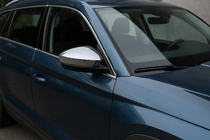 Skoda Kodiaq 2016-2023 Couvre-Rétroviseurs (2 pcs, Acier Inoxydable) Carmos photo 1