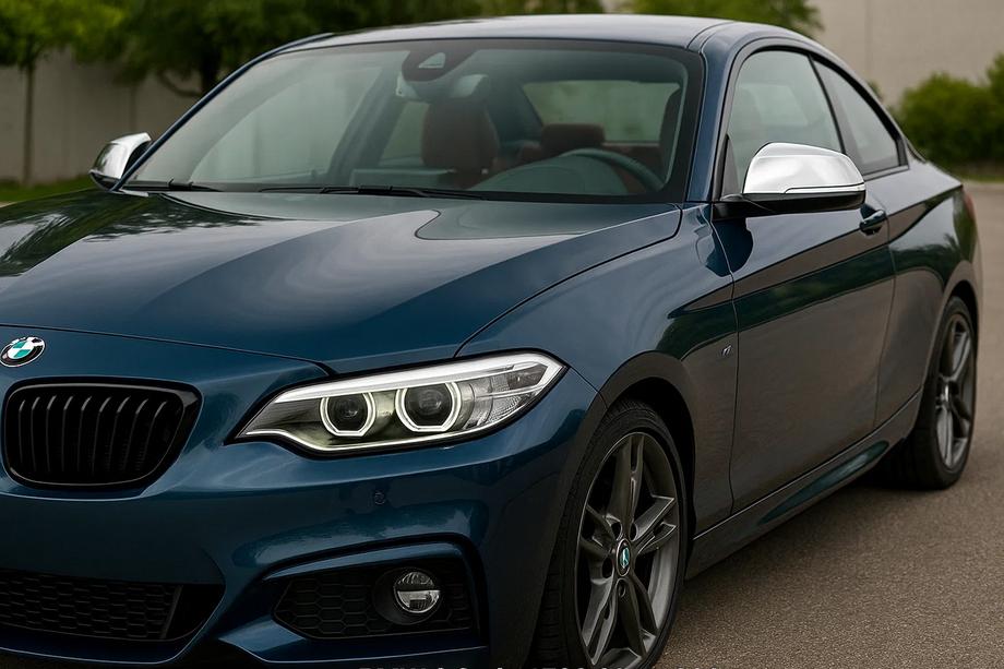 BMW 2 Series F22/F23 2014-2021 Couvre-Rétroviseurs (2 pcs, Acier Inoxydable) Carmos Photo 3
