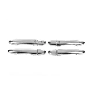 Couvre-poignées de Porte Chromés (4 pcs, Acier Inoxydable) photo 2