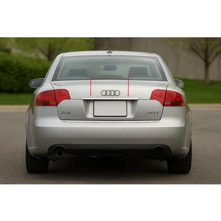 Encadrement au-dessus de la plaque (Carmos inox) V-2 Audi A4 B7 2004-2008 photo 1