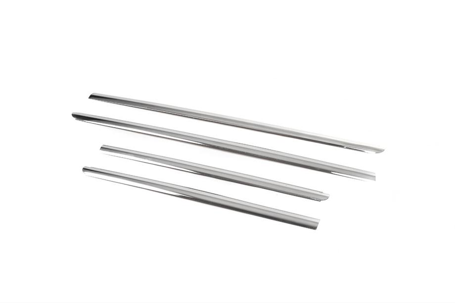 Renault Symbol 1999-2008 Encadrement Exterieur de Vitres Acier Inoxydable (Sedan, 4 pcs) Photo 4