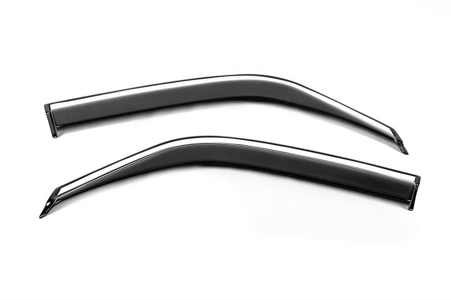Volkswagen Crafter 2006-2016 Déflecteurs de Vitres (2 pcs, EuroCap, Chrome) Photo 2