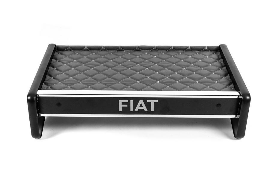 Fiat Ducato 2006-2025 Tablette de tableau de bord (Gris avec surpiqûre grise) à partir de 2014 Image