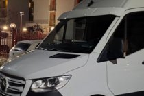 Volkswagen Crafter 2006-2016 Casquette de pare-brise sur cadre (Blanc, 5mm) photo 6