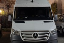 Volkswagen Crafter 2006-2016 Casquette de pare-brise sur cadre (Blanc, 5mm) photo 4