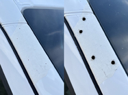 Volkswagen Crafter 2006-2016 Casquette de pare-brise sur cadre (Blanc, 5mm) photo 7